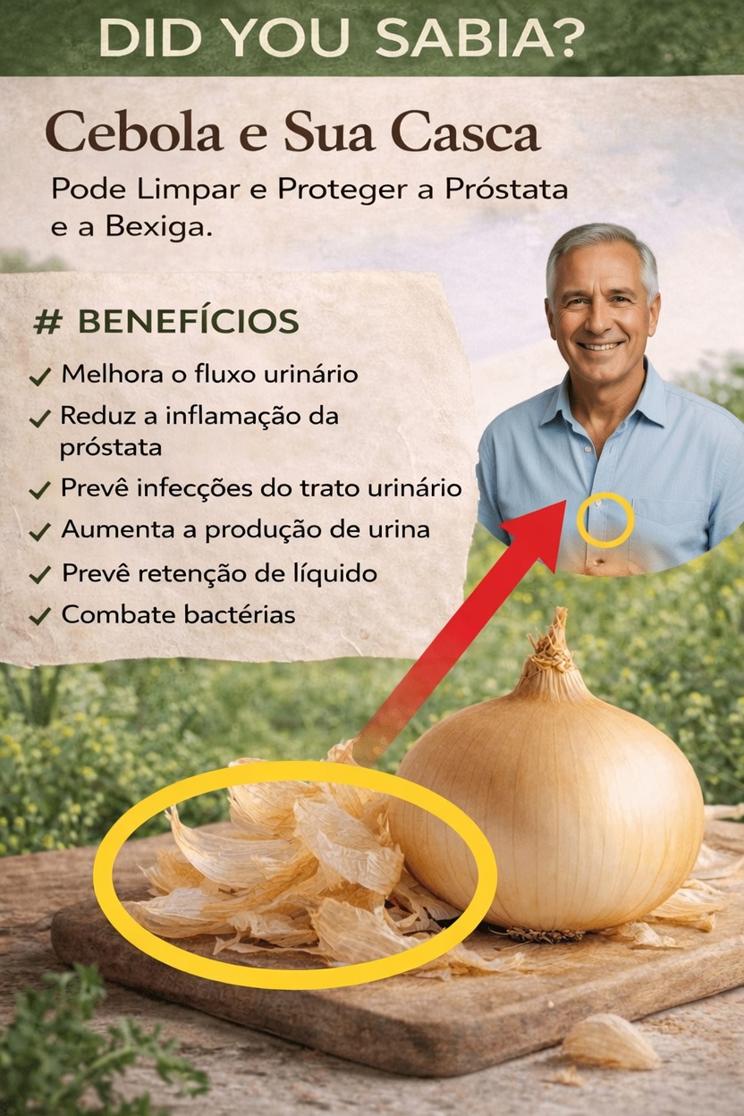 Descubra Maneiras Simples de Incorporar Casca de Cebola na Sua Rotina Diária para Apoiar Naturalmente a Saúde da Próstata e da Bexiga