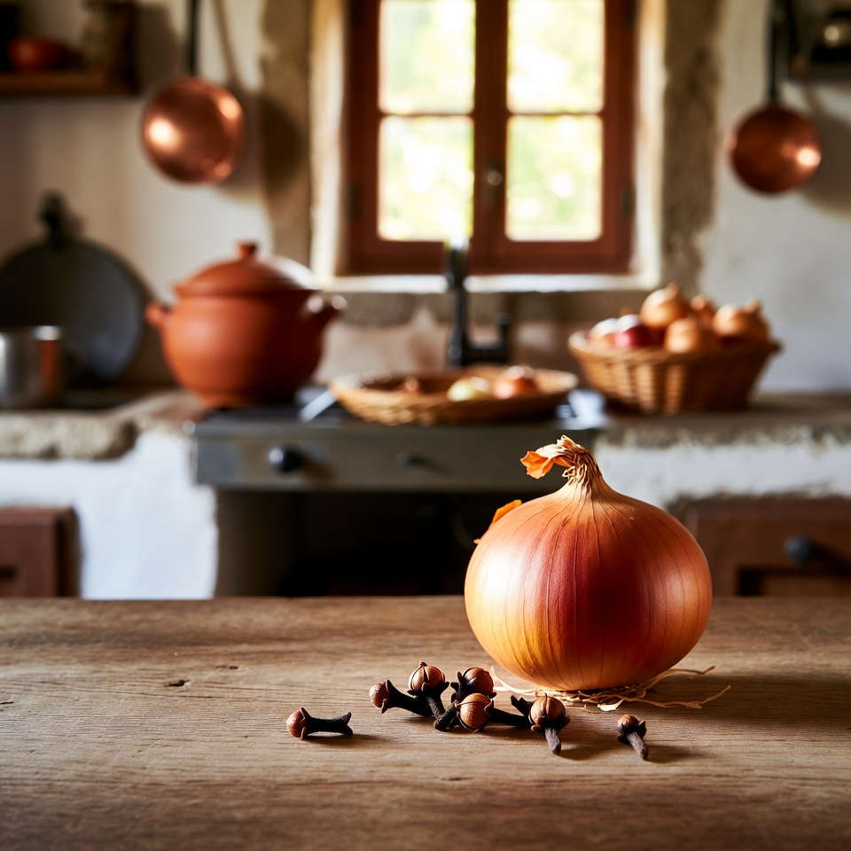 É por isso que a vovó sempre coloca cravos na cebola
