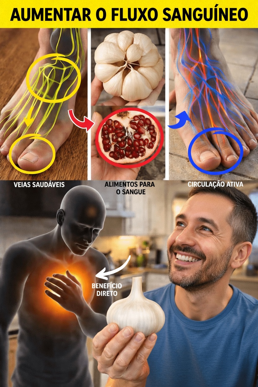 14 Alimentos Simples que Podem Ajudar a Manter uma Circulação Sanguínea Saudável Naturalmente