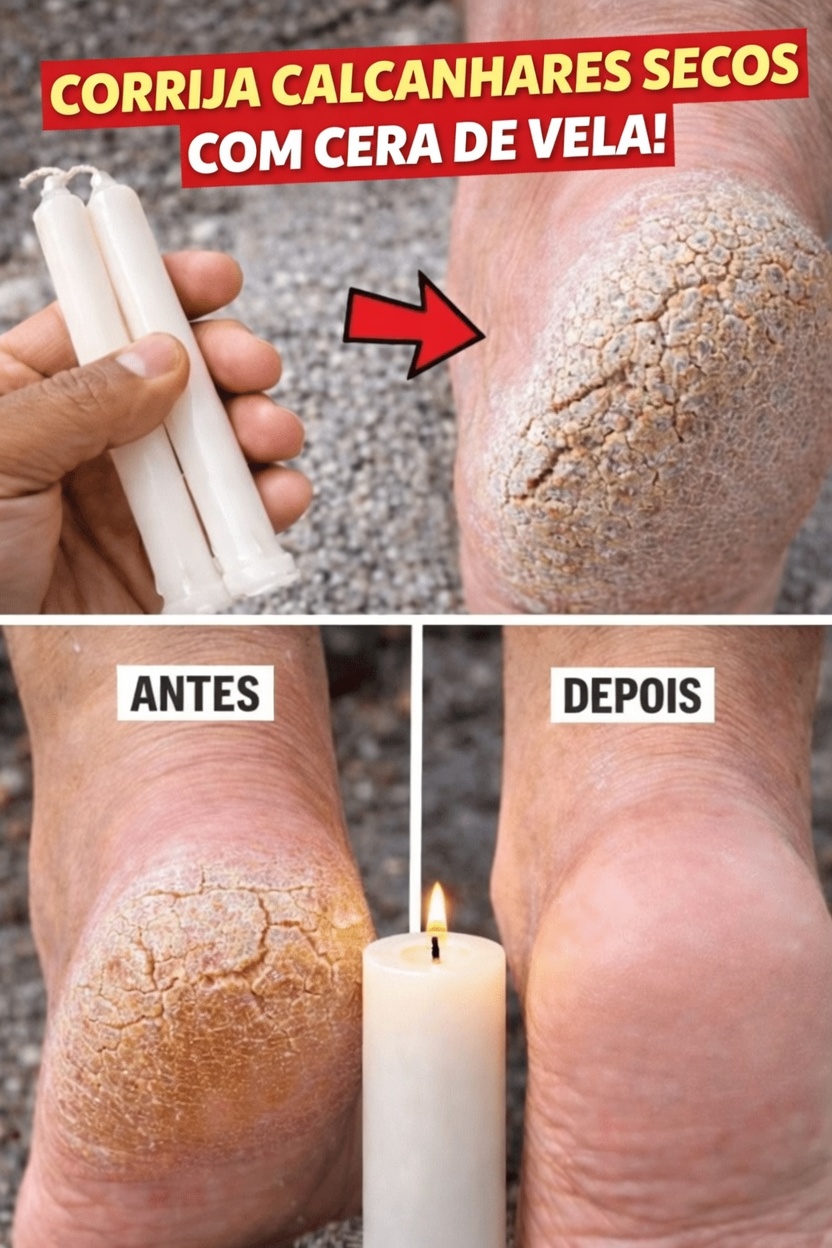 Calcanhares rachados te deixando pra baixo? Descubra uma rotina simples de amolecimento com cera em casa para pés mais macios