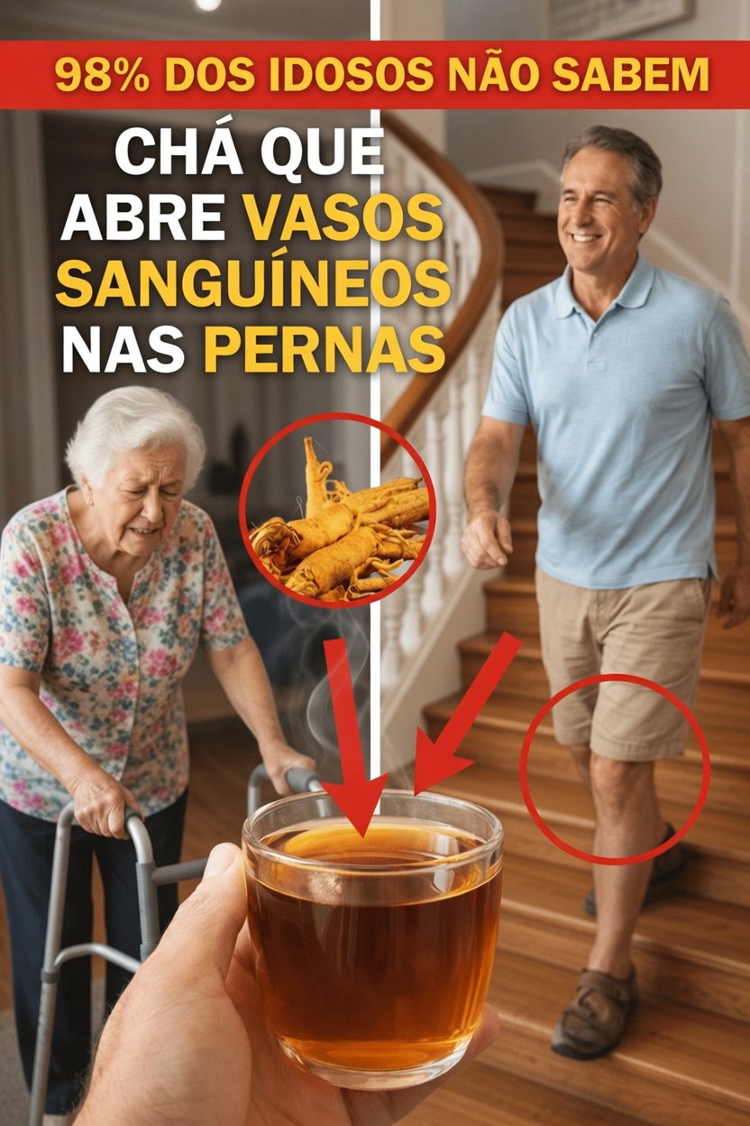 Mais de 60 anos? Explore estes 3 chás de ervas para apoiar uma circulação saudável e passos mais firmes nas suas caminhadas diárias