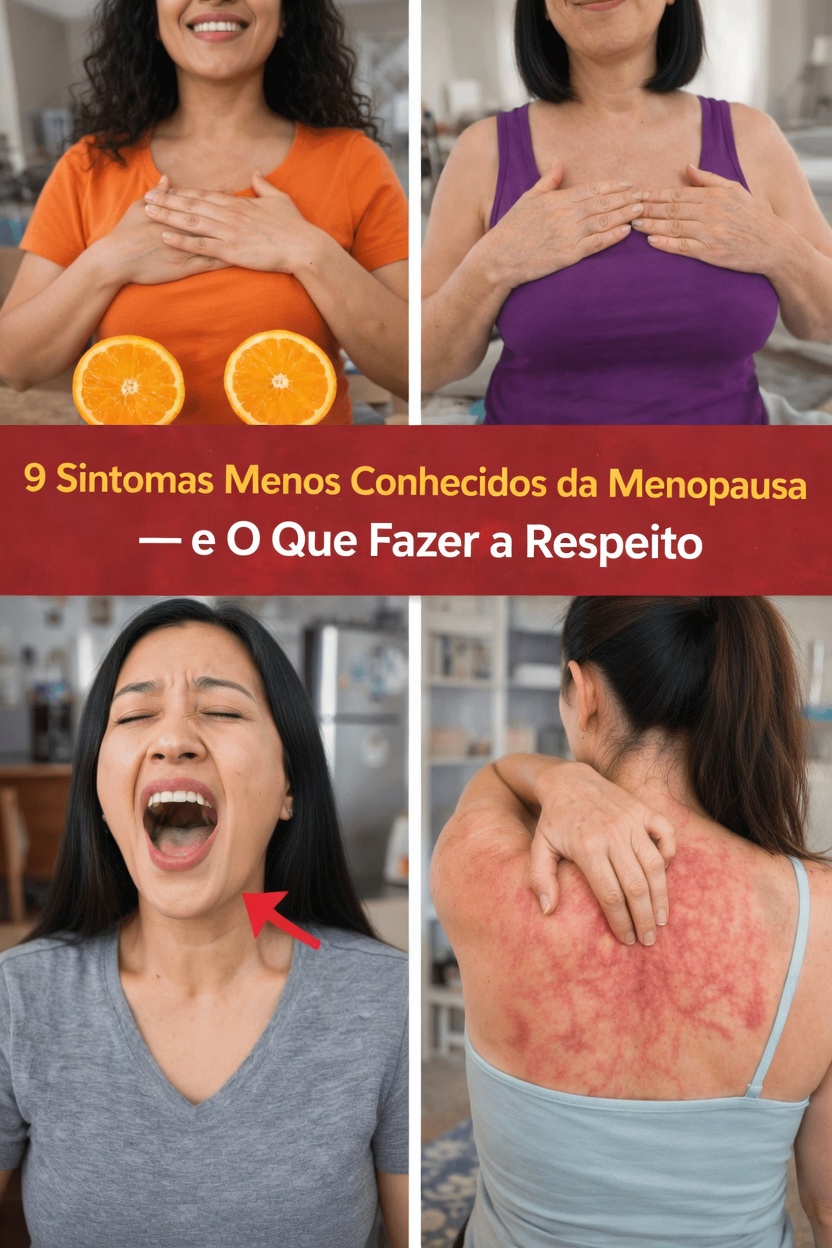 9 Sintomas Surpreendentes da Menopausa que Você Talvez Não Espere — e Maneiras Simples de se Sentir Mais Confortável