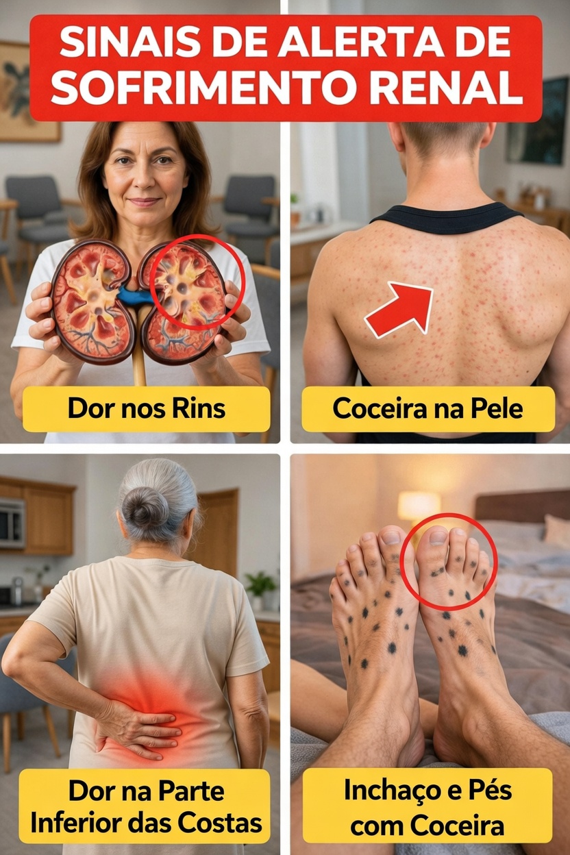10 sinais de alerta precoce de que seus rins podem estar em perigo