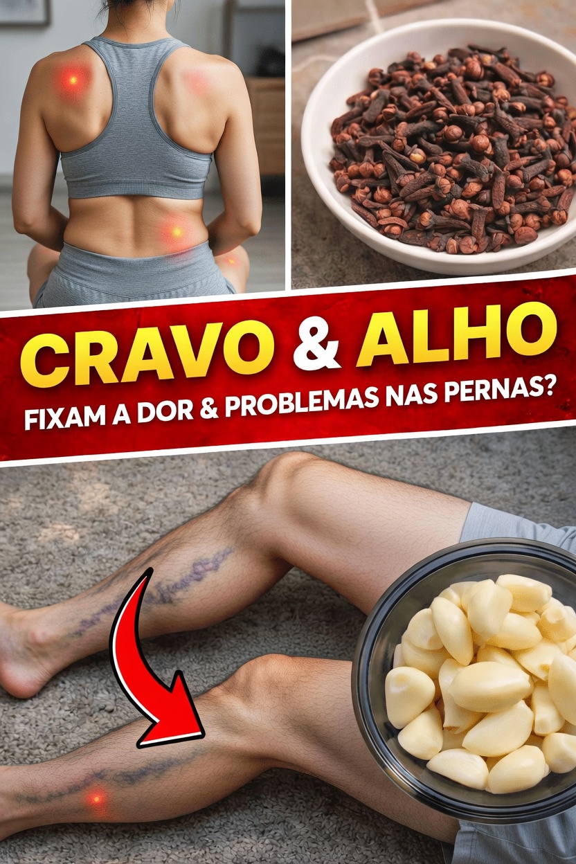 Explorando formas naturais de promover o conforto das pernas: insights sobre cravo e alho