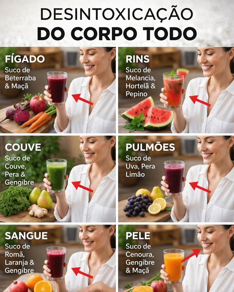 Descubra Maneiras Simples de Apoiar os Processos Naturais de Desintoxicação do Seu Corpo com Sucos Frescos
