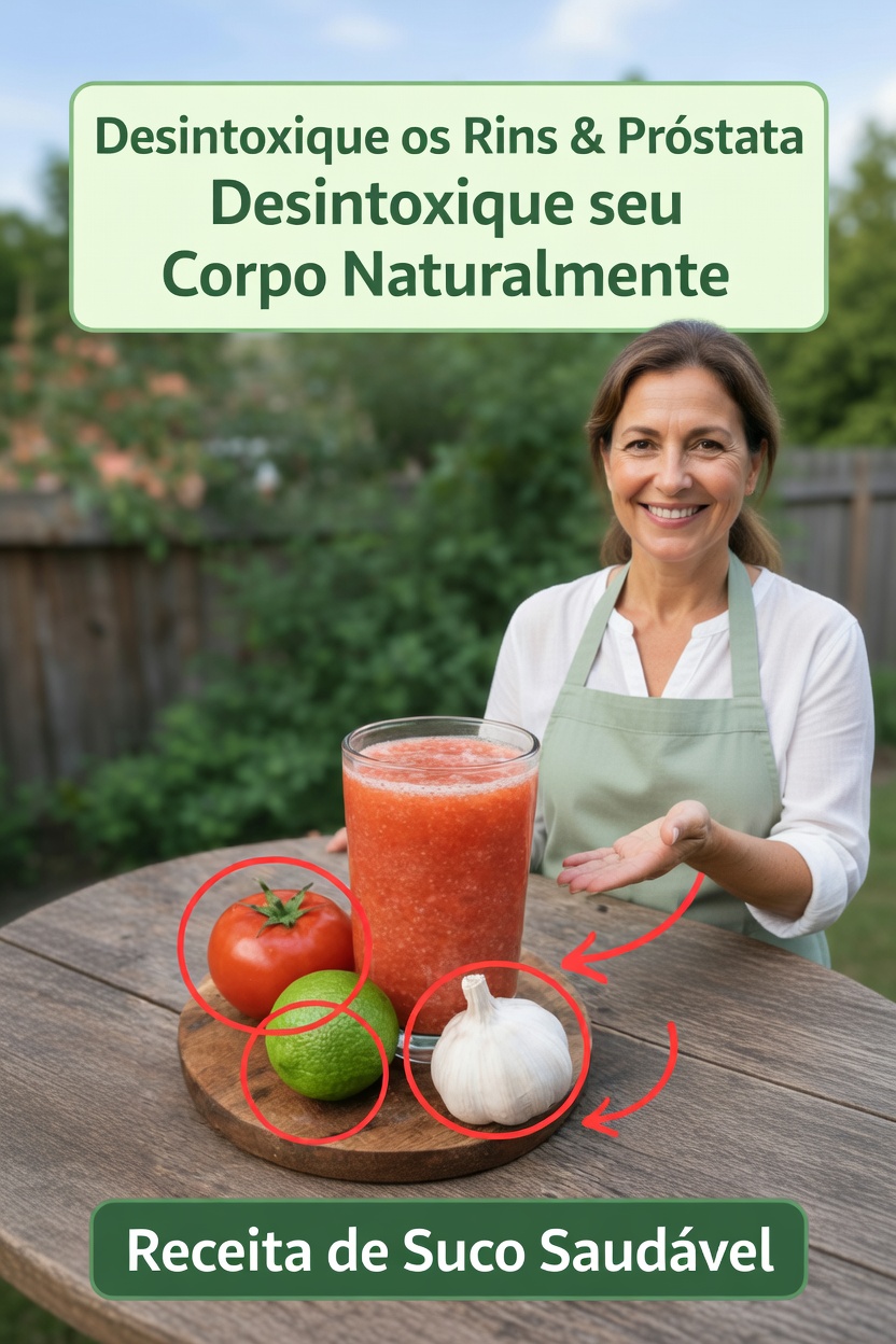 Descubra o Poder do Suco de Tomate, Alho e Limão: Um Simples Hábito Diário para o Bem-Estar do Corpo