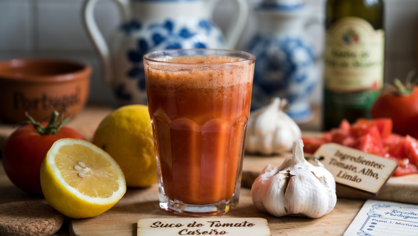 Descubra o Poder do Suco de Tomate, Alho e Limão: Um Simples Hábito Diário para o Bem-Estar do Corpo