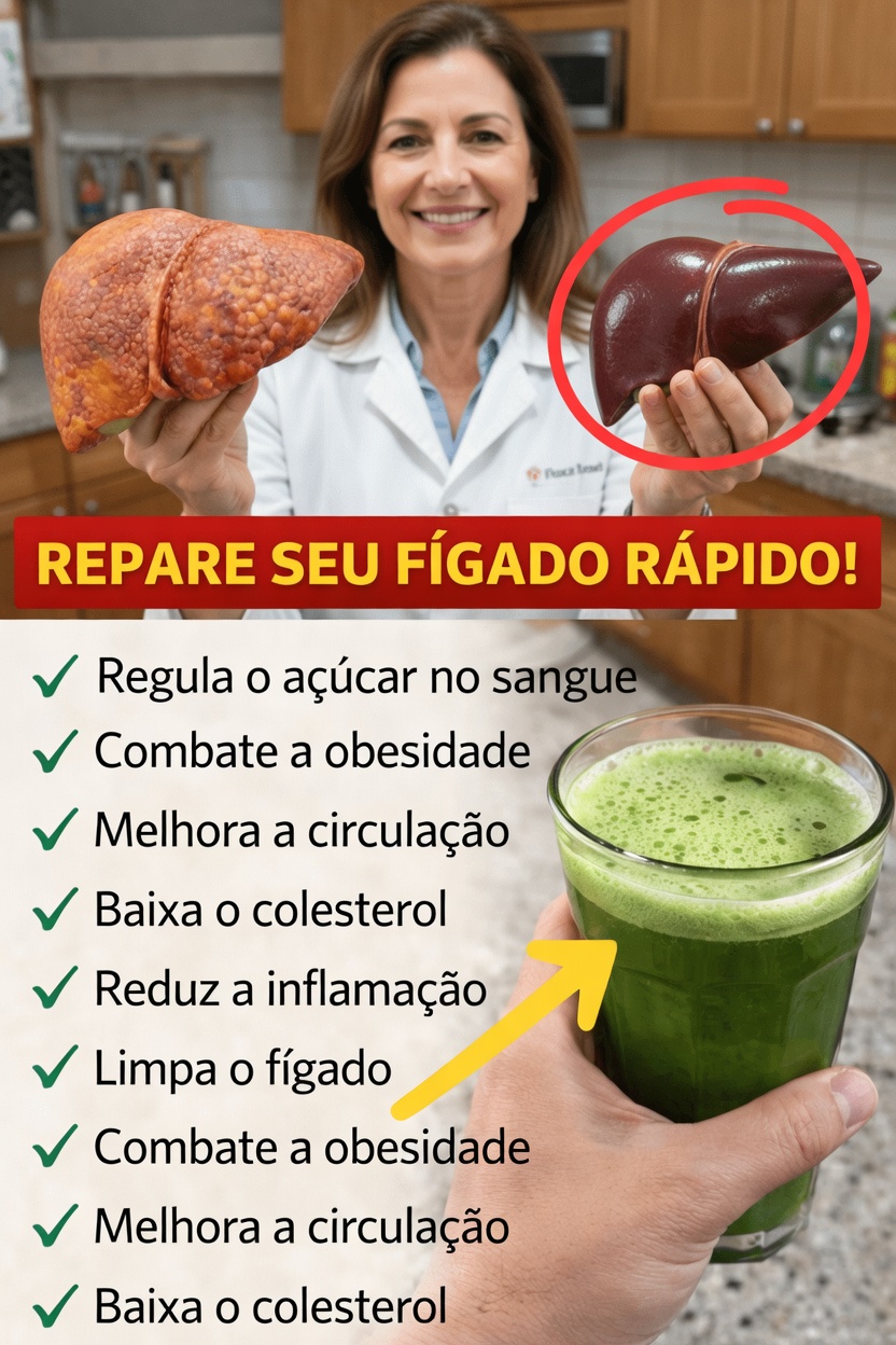 Um Simples Smoothie Verde para Apoiar a Saúde do Fígado, o Equilíbrio do Açúcar no Sangue e o Bem-Estar Geral