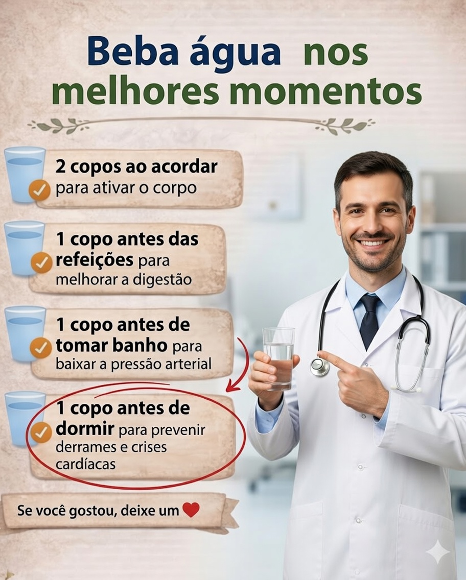 💧⏰ Quando beber água? 4 momentos-chave para melhorar a sua saúde (segundo a ciência)