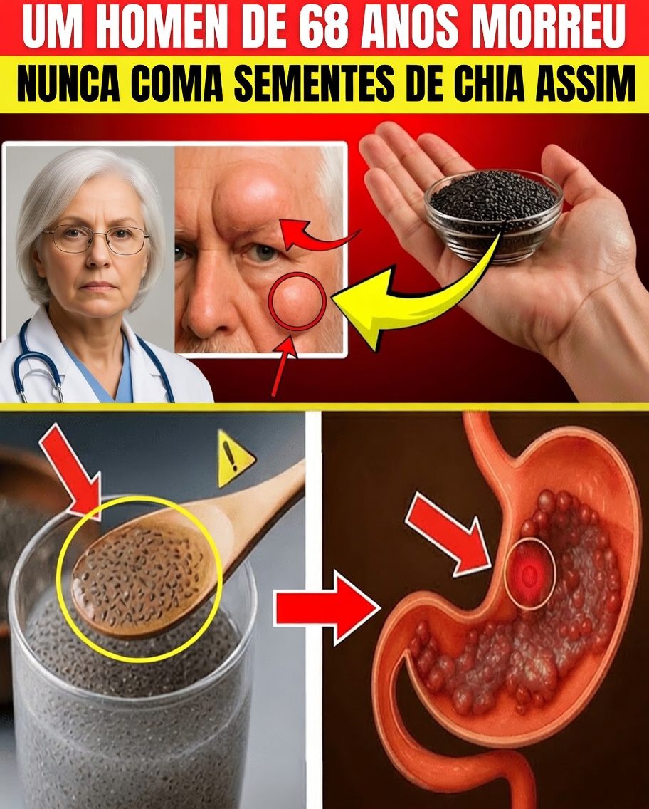 Idosos: parem de consumir as sementes de chia desta forma — o erro que pode se voltar contra vocês