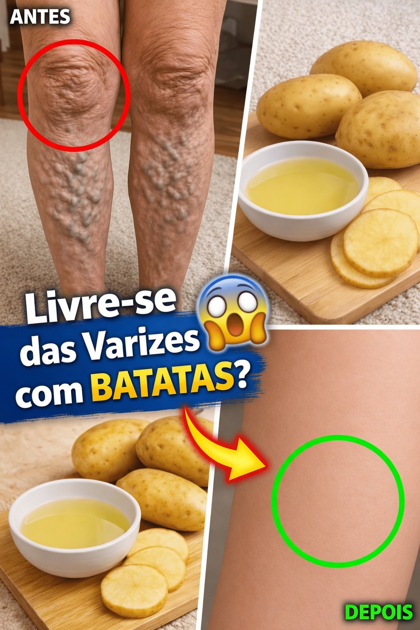 Suco de batata: o humilde remédio caseiro que vem chamando atenção para pernas cansadas e pesadas