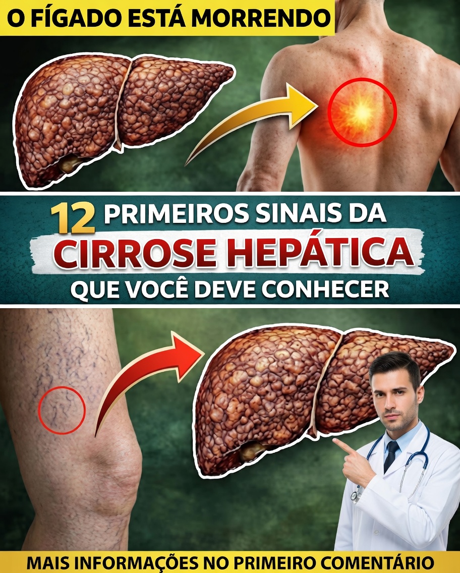 🚨 12 Sinais de Cirrose do Fígado que Você Não Deve Ignorar para Proteger Sua Saúde Hepática