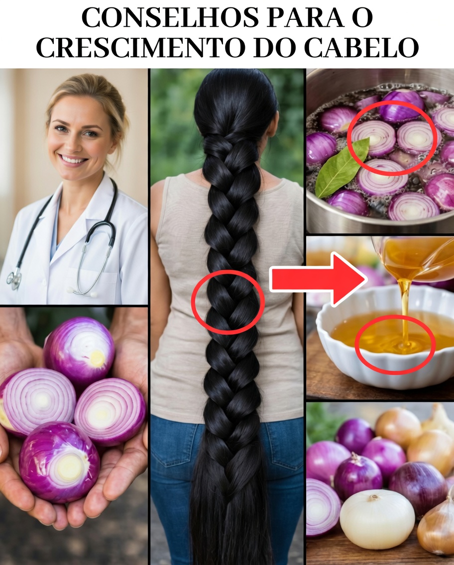 Esfregar cebola crua no couro cabeludo à noite: o ritual capilar surpreendente sobre o qual todo mundo fala