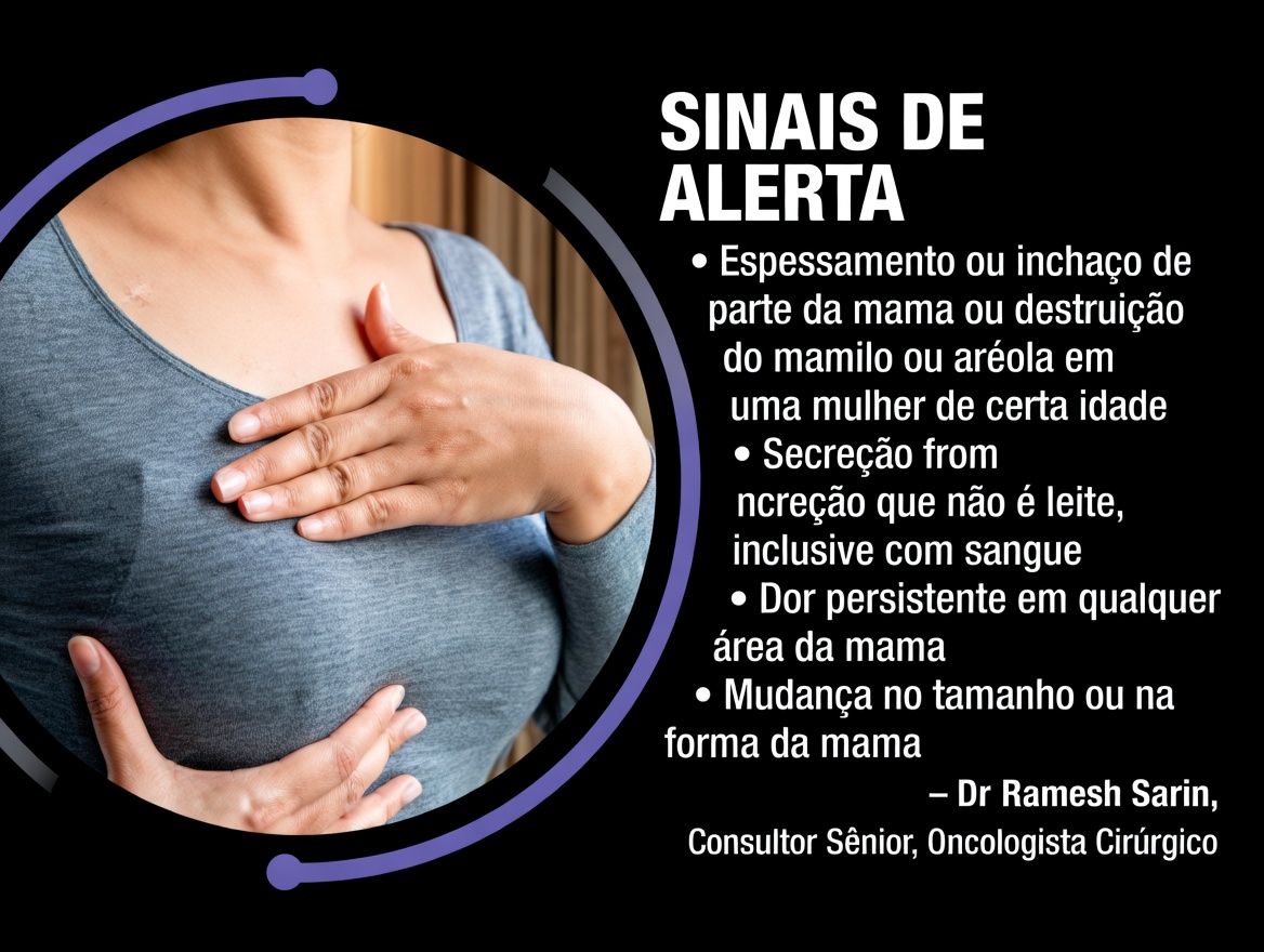 10 sinais de alerta precoce do câncer de mama que você deve conhecer e nunca ignorar