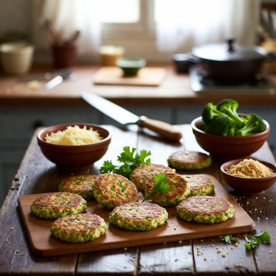 Bolinhos de Brócolis com Queijo