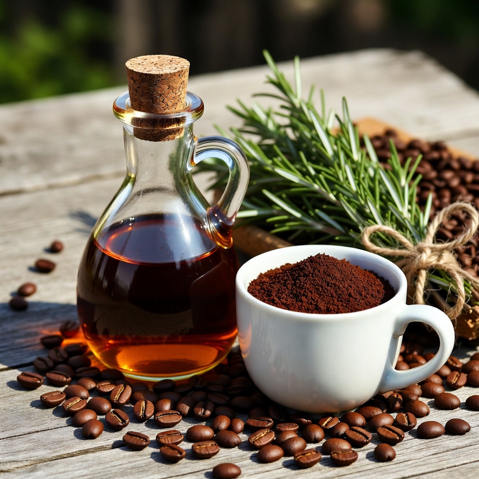 Receita de Limpeza Natural com Café e Vinagre para Remoção de Odores e Limpeza