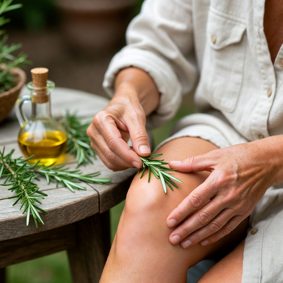 Aplique alecrim nas articulações: sinta-se jovem e cheio de energia novamente
