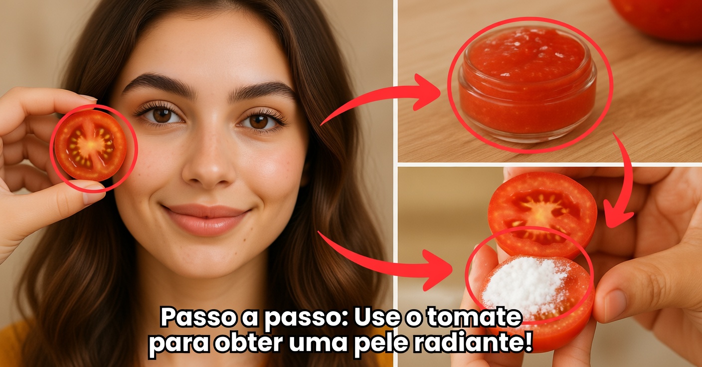 Gel noturno de tomate para clarear a pele