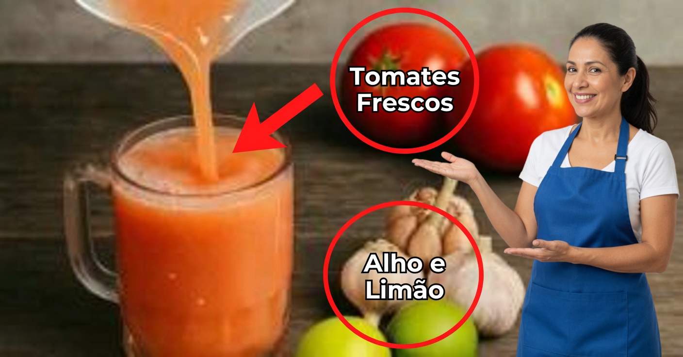 Suco de tomate e limão para limpar a próstata e os rins