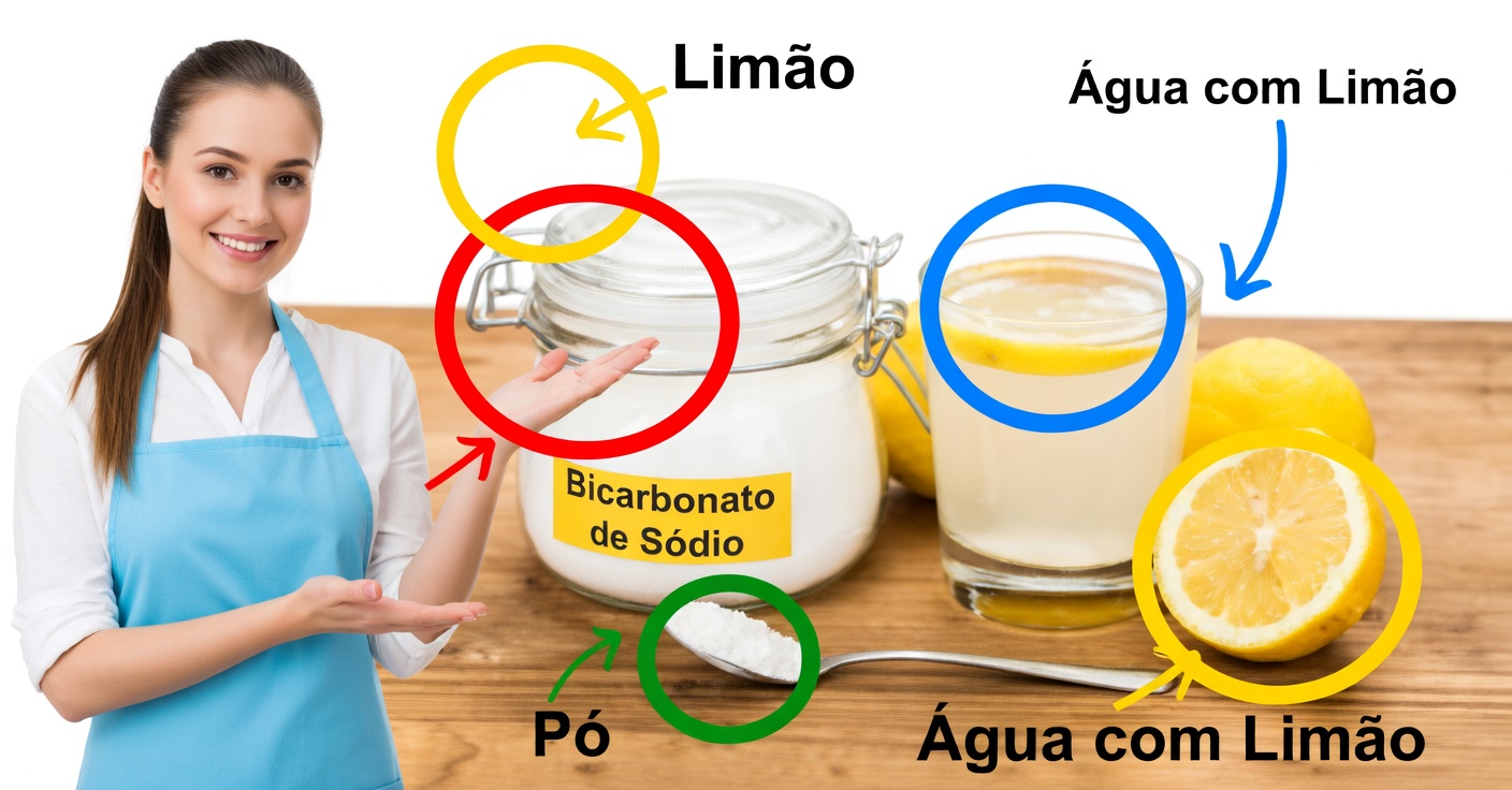 Água com Limão e Bicarbonato: Limpa e Alcaliniza