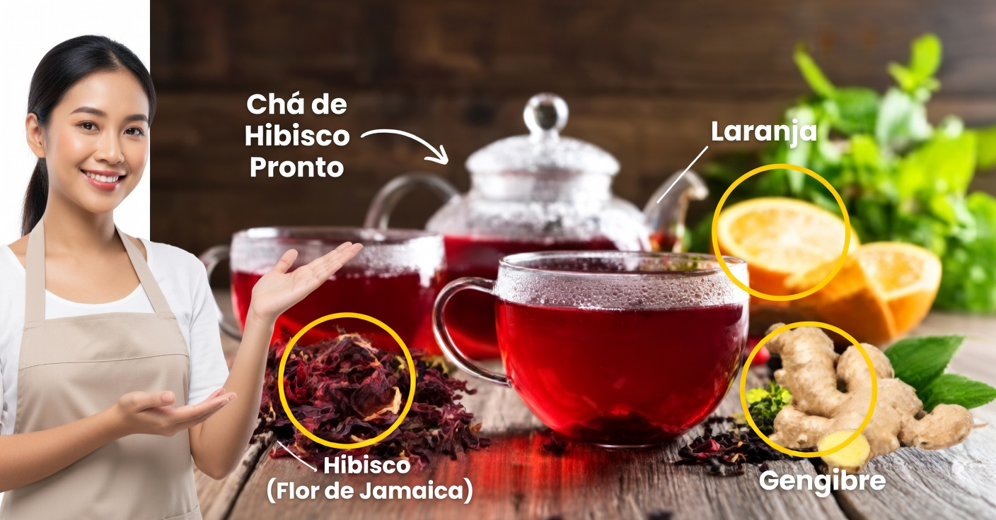 Chás para a saúde do coração: receitas naturais e benefícios