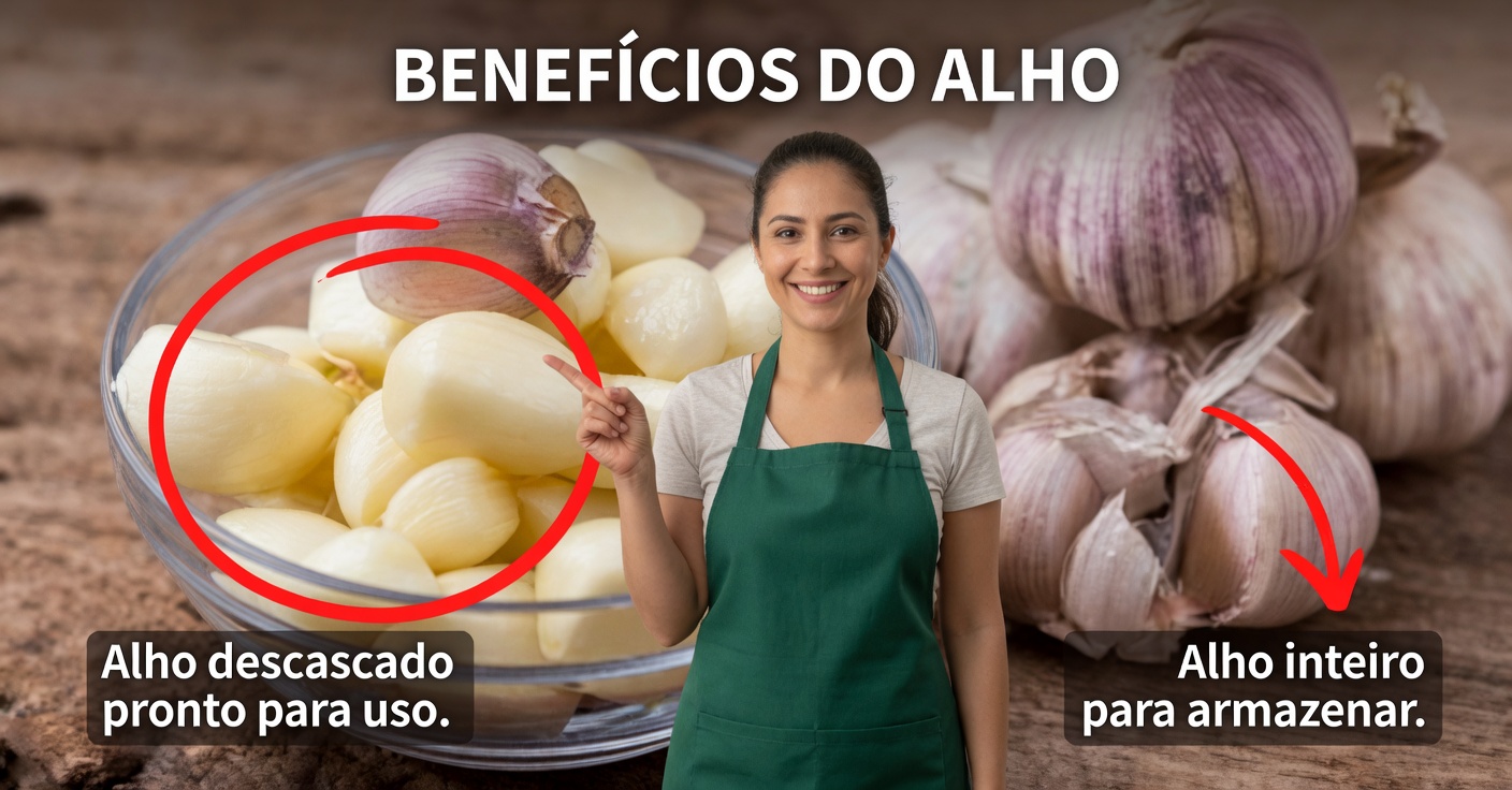 Alho para eliminar pragas naturalmente