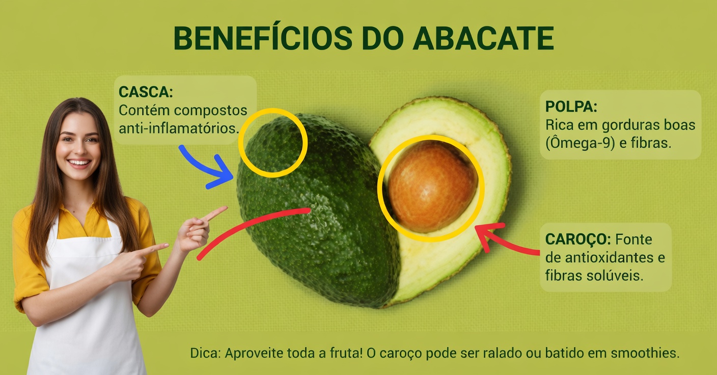 Semente de Abacate para Dor e Inflamação