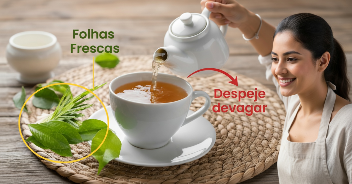 Chá de Poejo, Goiaba e Capim-limão: Alívio Natural