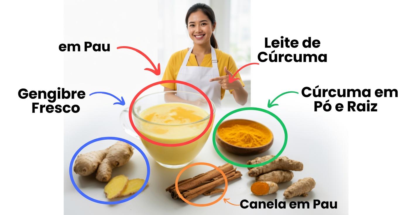 Leite com Cúrcuma: Benefícios para a sua Saúde e Bem-Estar
