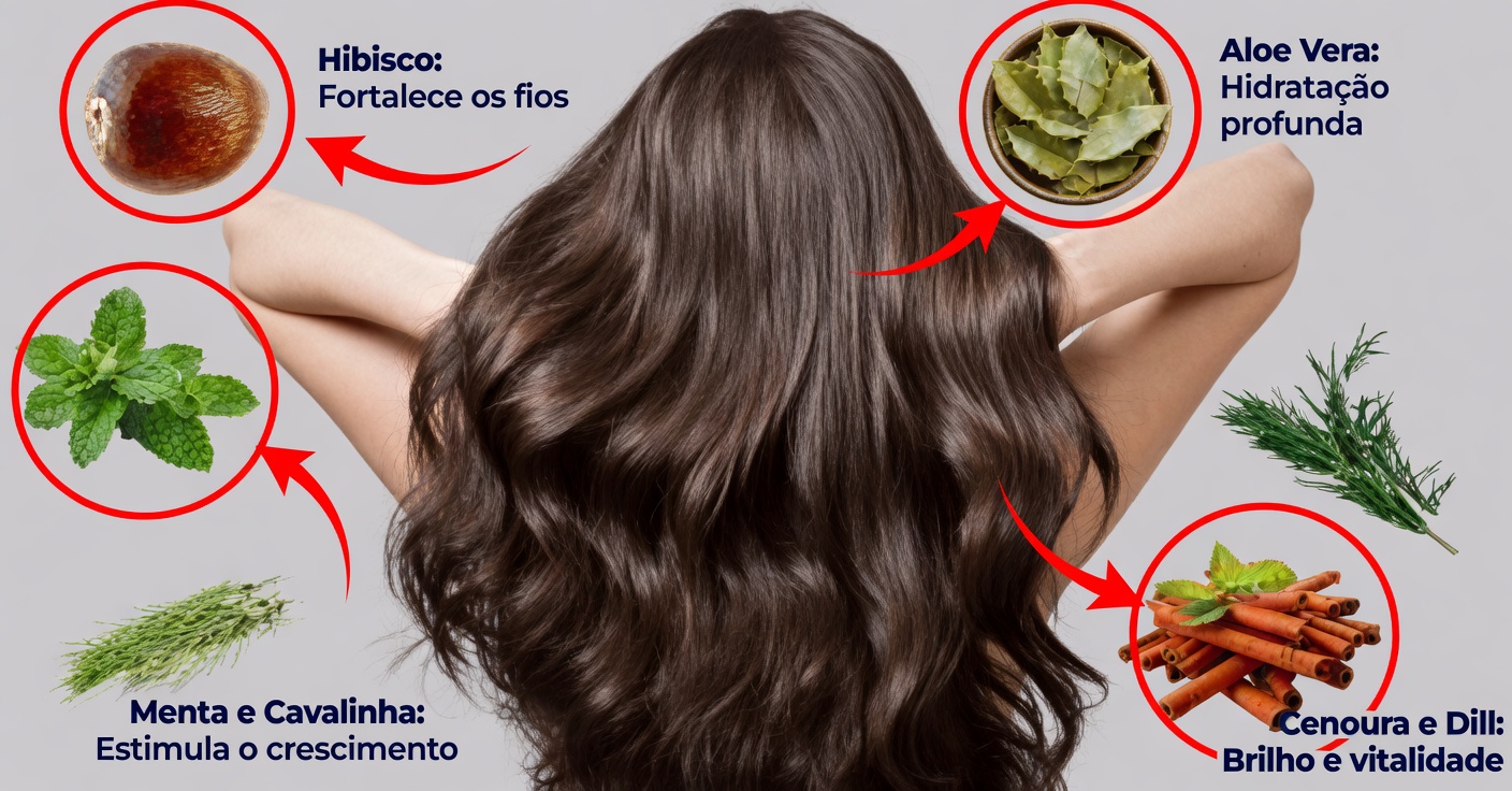 Fortalecer o Cabelo Naturalmente com Alecrim e Hortelã