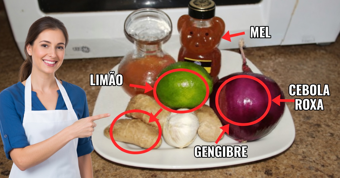 Elixir Natural com Gengibre e Mel para a Saúde