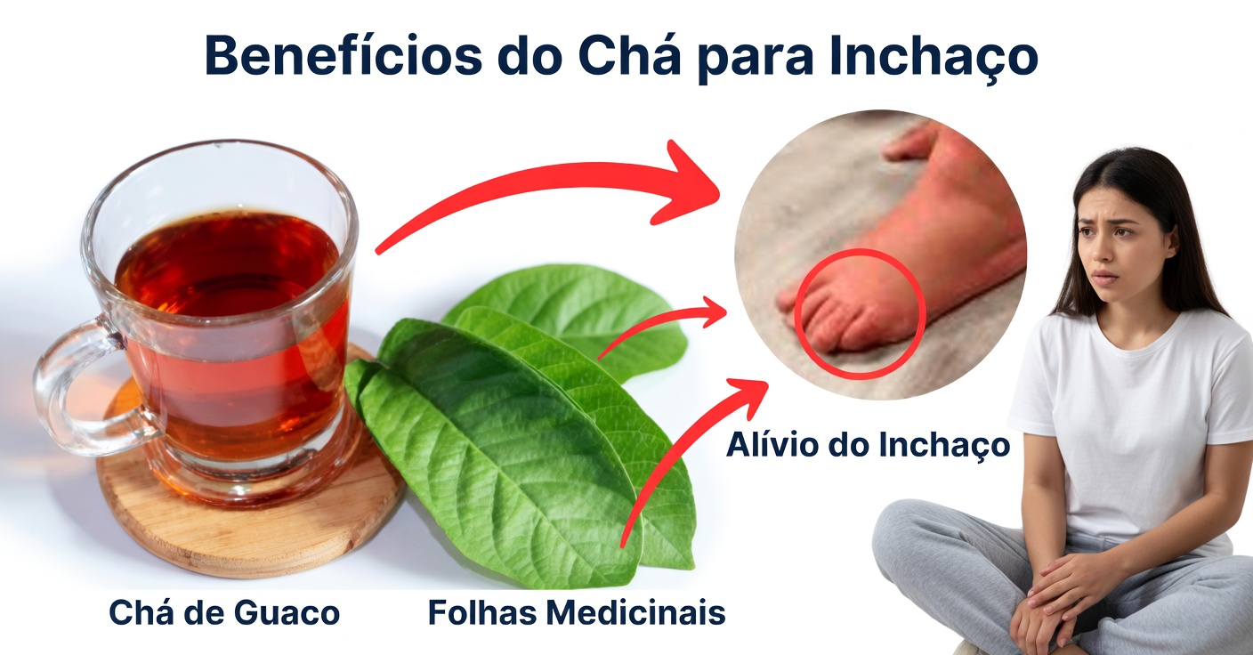 Chá de Goiaba para Retenção de Líquidos: Alívio Natural