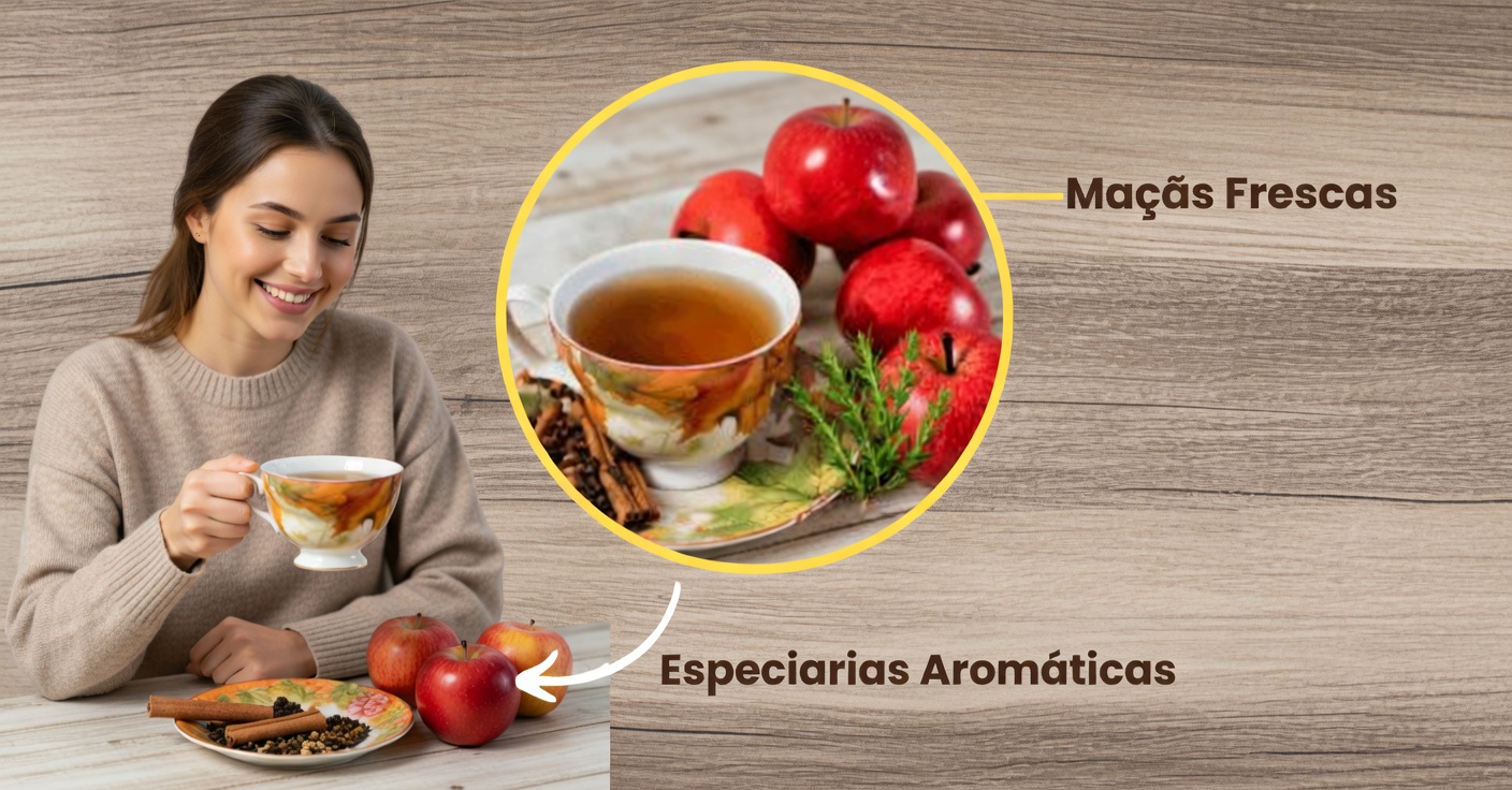Maçã e alecrim fervidos: benefícios para a sua saúde