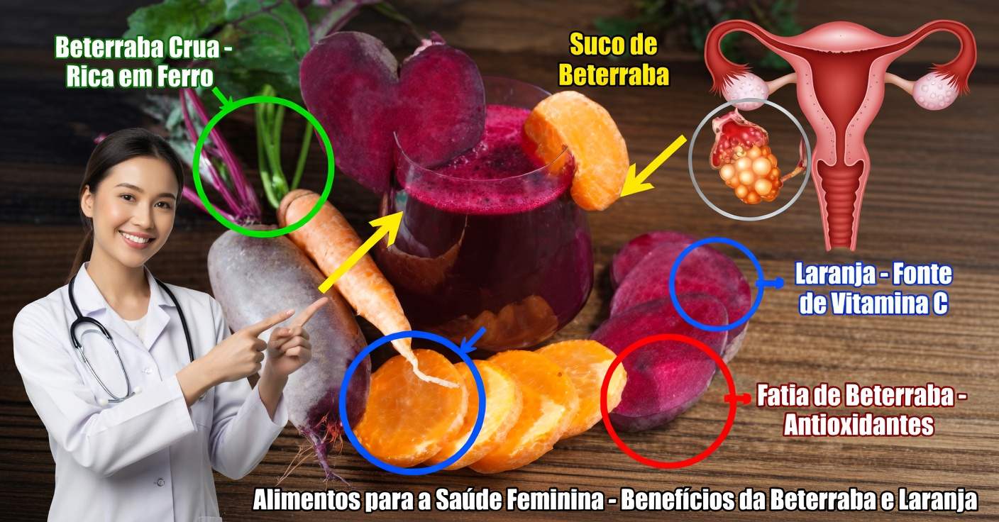 Suco de Beterraba para Anemia e Cistos