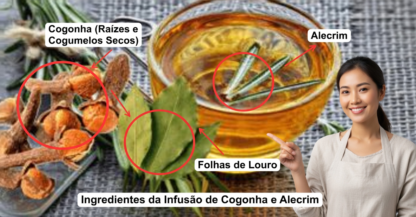 Infusão de Louro e Alecrim para a Dor nos Joelhos