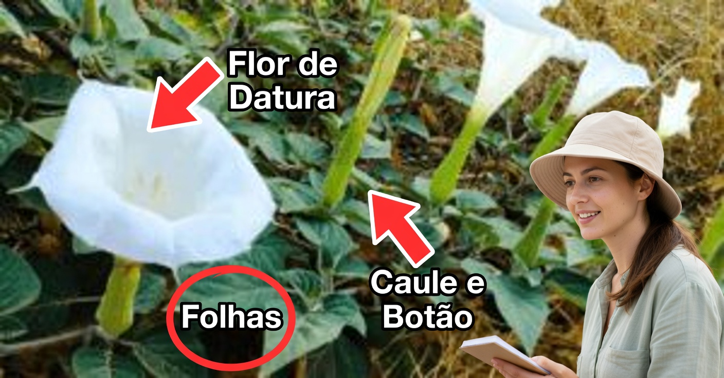 Datura ou Flor-de-Trombeta: 10 Razões para Não Tê-la no Seu Jardim