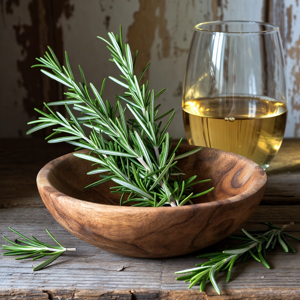 Este Líquido Limpa os Vasos Sanguíneos: Alecrim em Vinho Branco