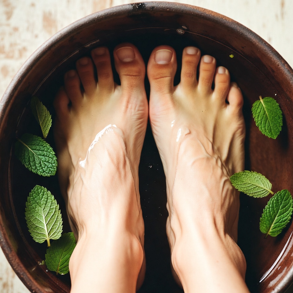 Os benefícios milagrosos das folhas de hortelã para os seus pés