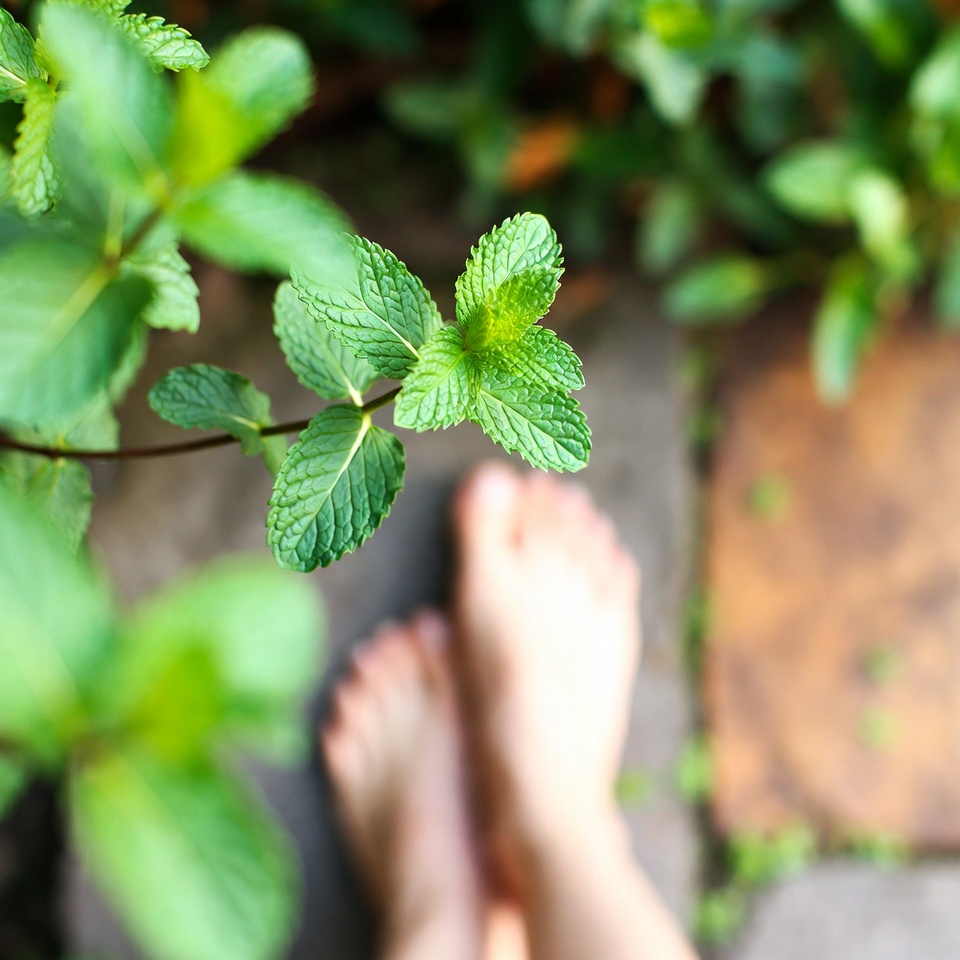 Os benefícios milagrosos das folhas de hortelã para os seus pés