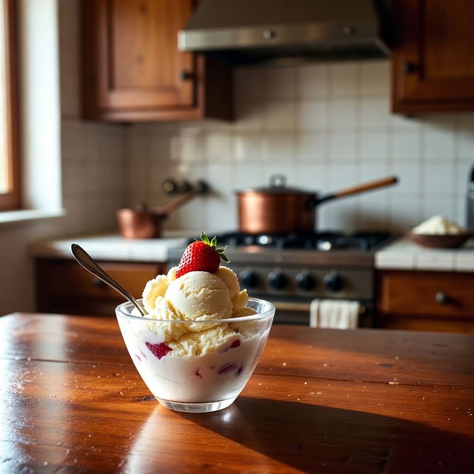 Sorvete caseiro com apenas 3 ingredientes