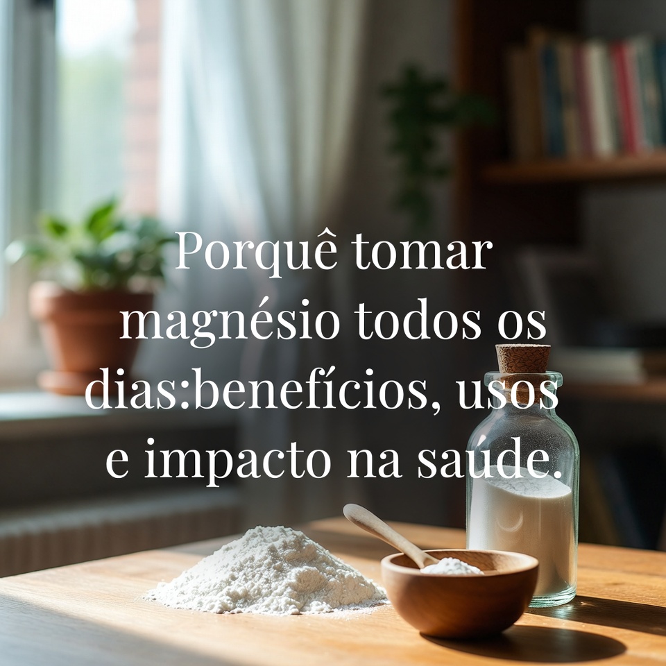 Por que você deve tomar magnésio todos os dias: benefícios, usos e impacto na saúde