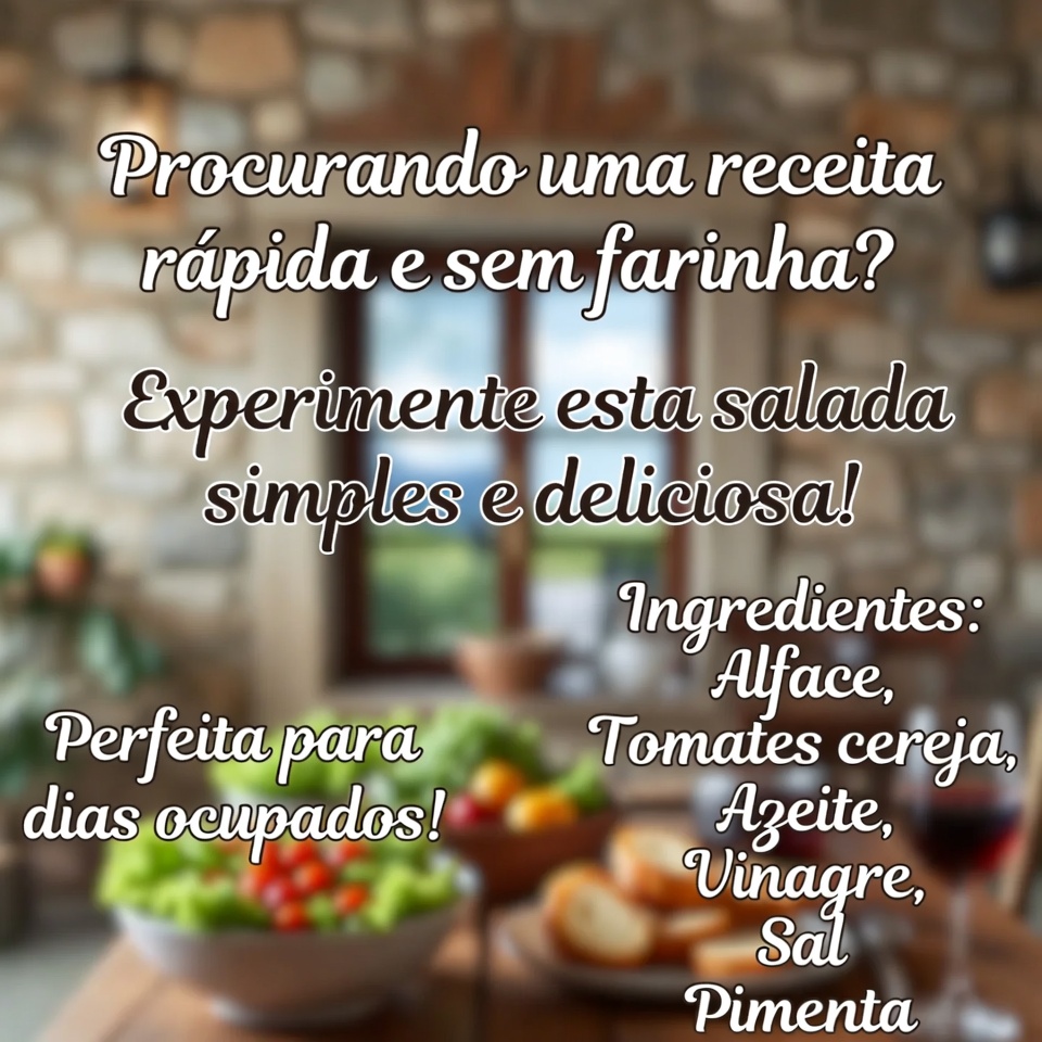 Looking for a quick, flour-free recipe