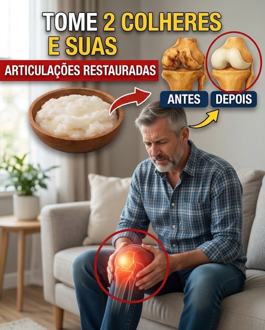 Por Que Tantas Pessoas Acima dos 50 Acordam com Dor e Rigidez nos Joelhos – E Um Ingrediente Simples da Cozinha Que Pode Ajudar no Conforto das Articulações