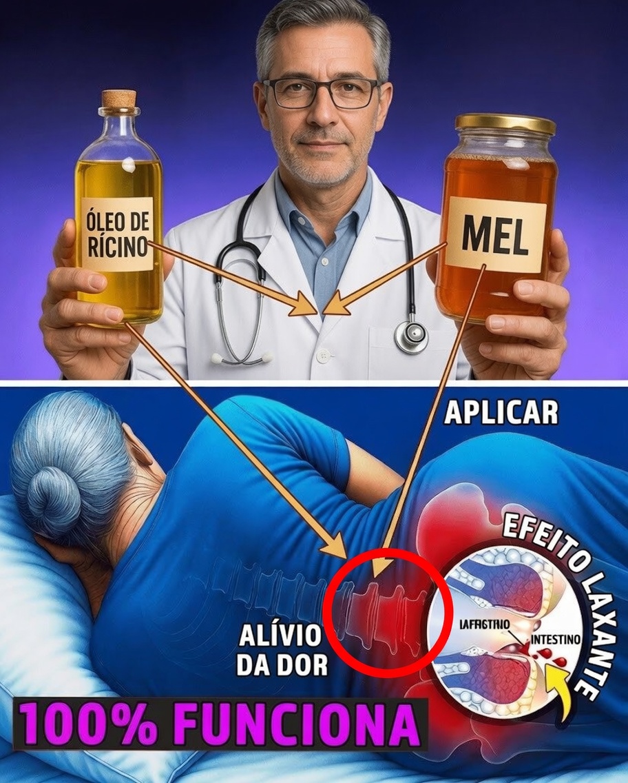 Segredo dos antigos curandeiros: apenas 2 gotas de óleo de rícino com mel podem revitalizar a saúde das mulheres após os 50