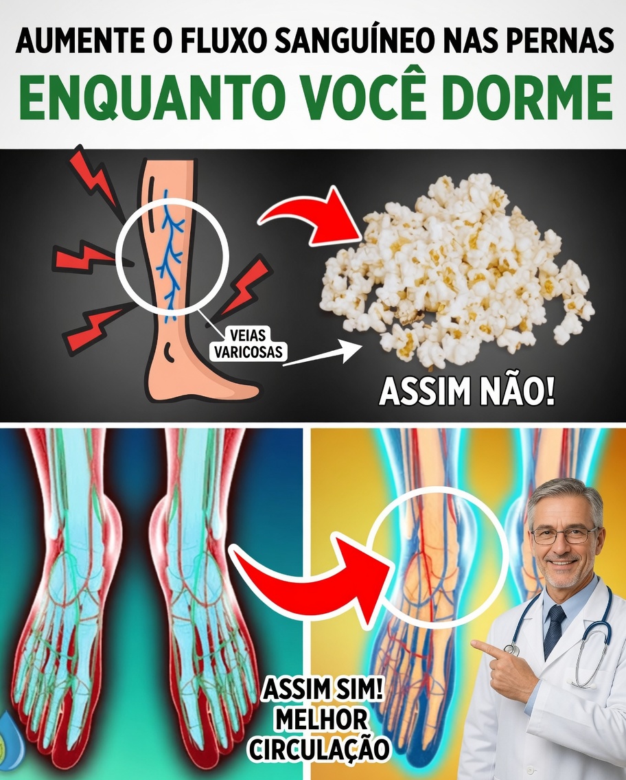 Aumente a Circulação nas Pernas Durante a Noite: 12 Lanches Poderosos para Antes de Dormir que Realmente Funcionam