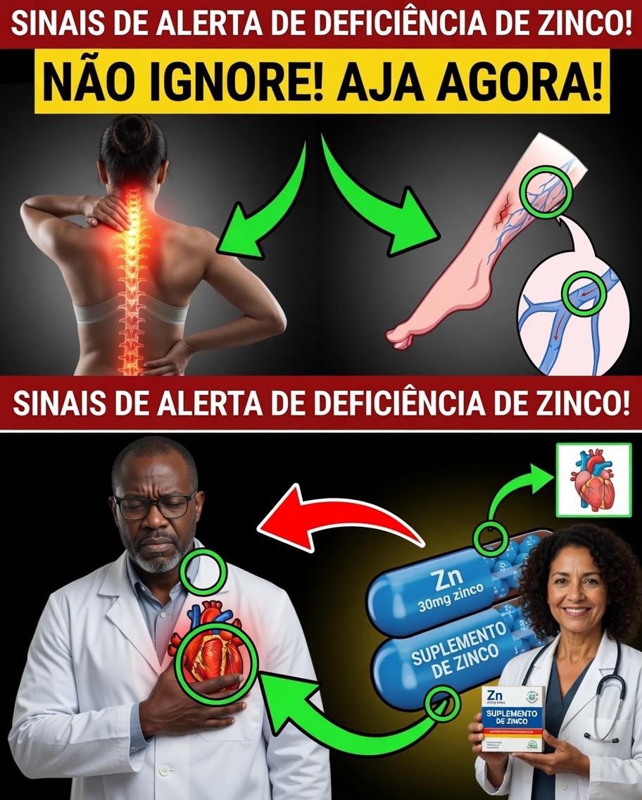 Aviso! 10 Sinais Chocantes de Deficiência de Zinco Que Você Nunca Deve Ignorar