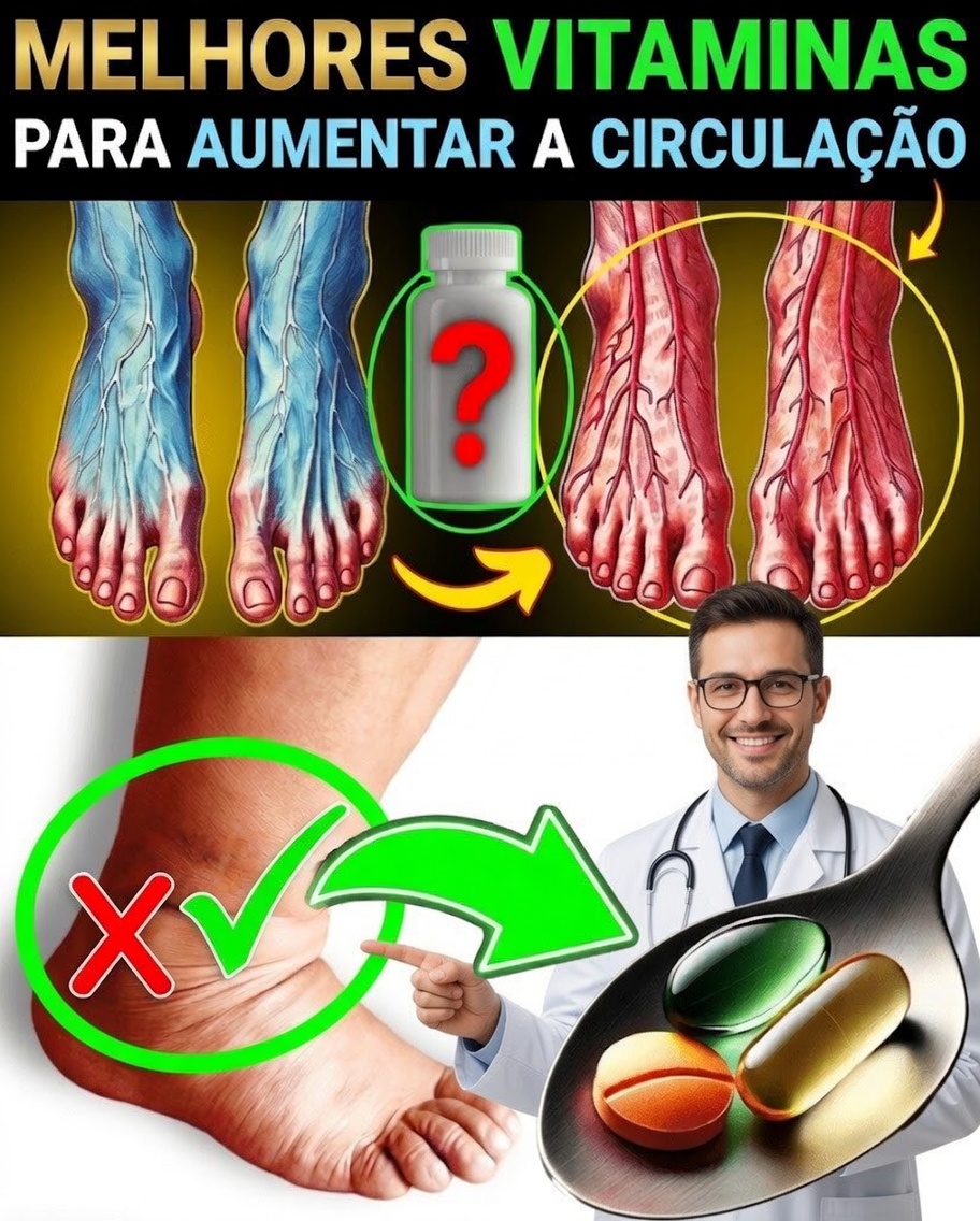 Vitaminas Naturais Essenciais para Melhorar a Circulação Após os 50