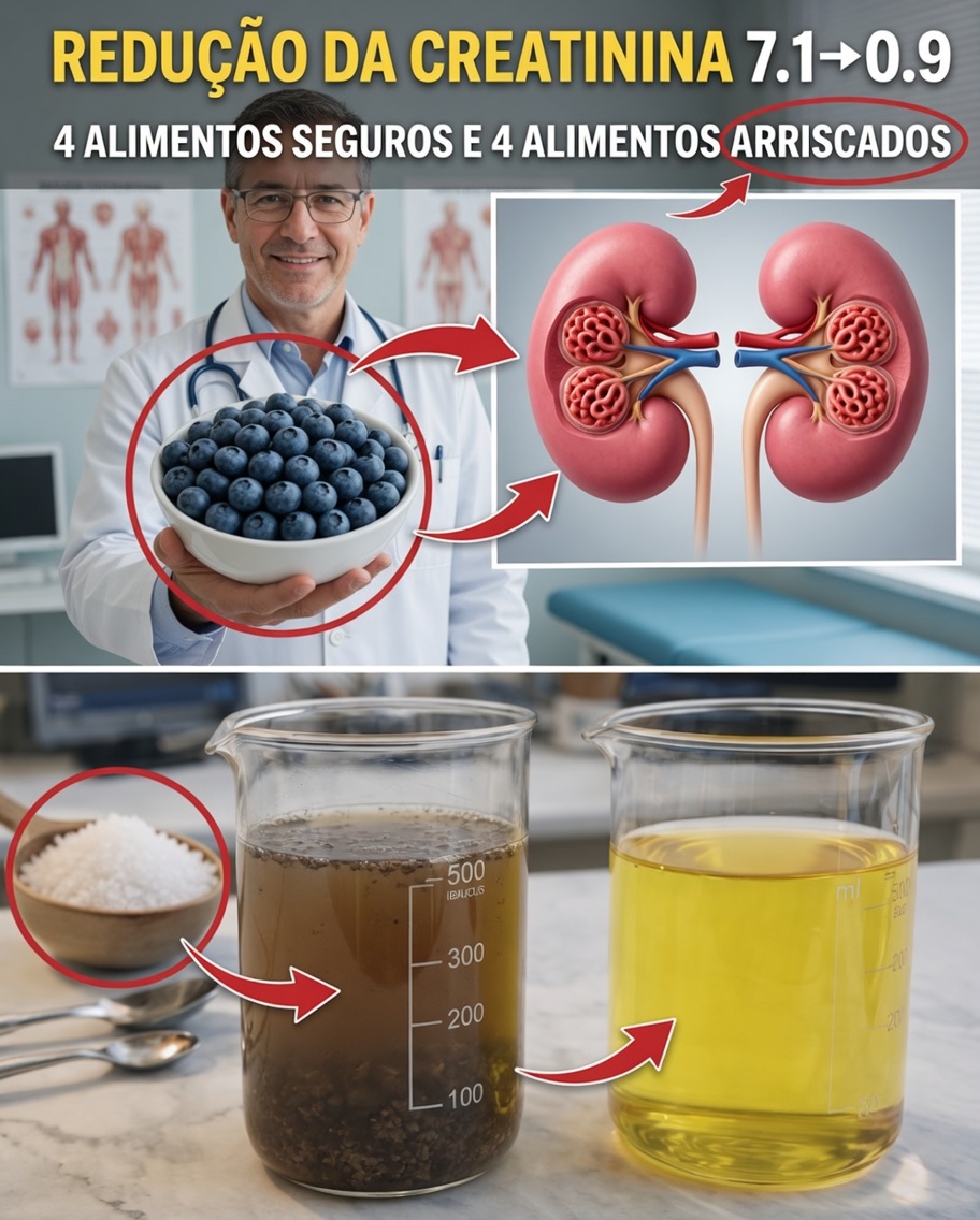 Creatinina de 7,1 para 0,9 em 2 dias? Descubra 4 gorduras saudáveis que apoiam os rins e 4 que merecem atenção