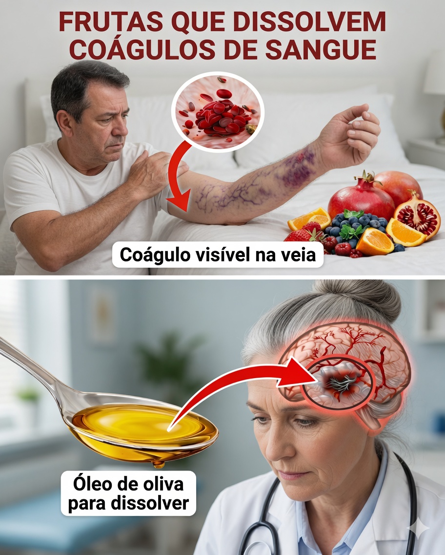 As 8 principais frutas que ajudam naturalmente a dissolver coágulos sanguíneos