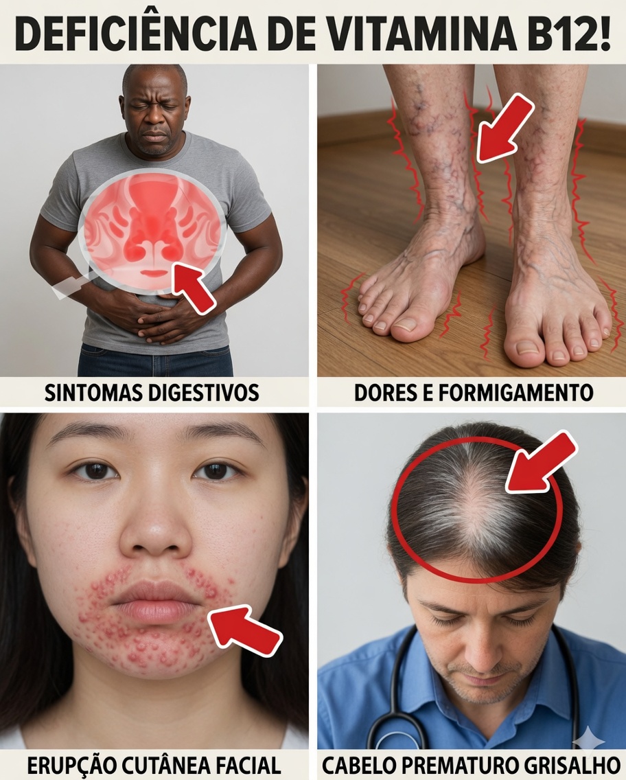 8 Sinais Estranhos de que Seu Corpo Está Implorando por Mais Vitamina B12 – Não Ignore Esses Alertas